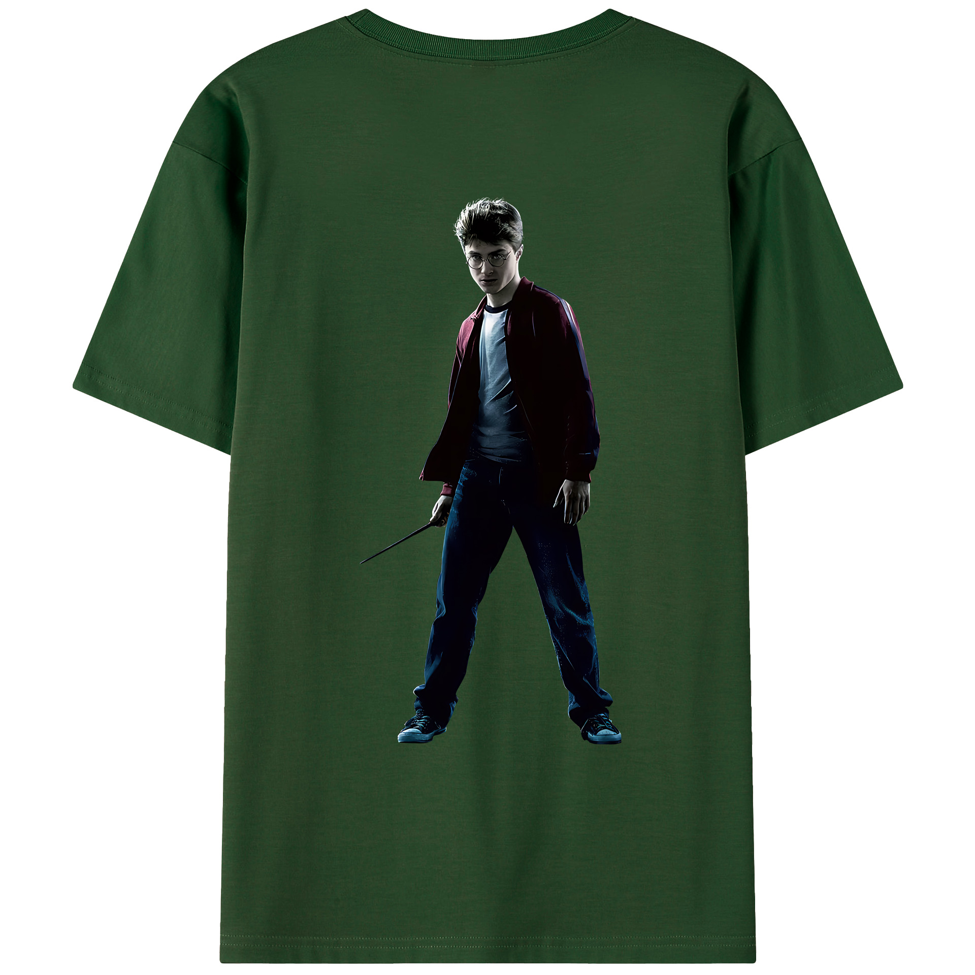 （画像用） Harry Potter ハリー・ポッターシリーズ 綿100％半袖Tシャツ（背面プリント）